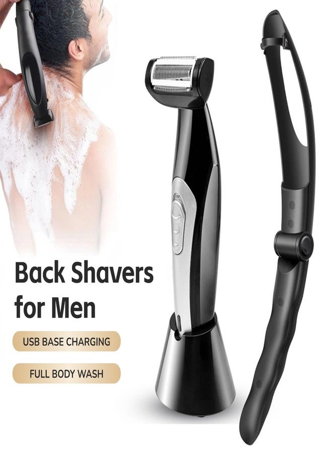 Yoidesu Men's, Body Groomer with Adjustable Extreme Reach Handle, Wet/Dry Use, Back Hair Remover - Image 2